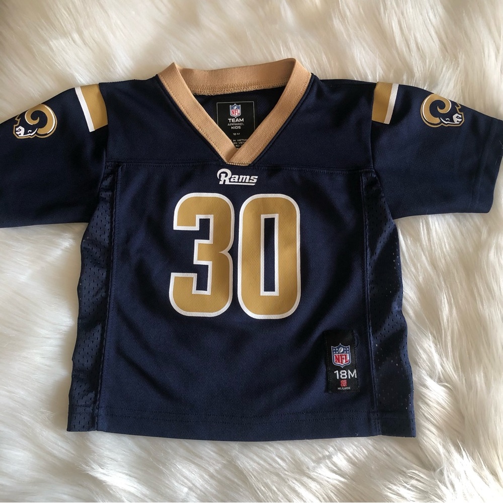 Los Angeles Ram’s NFL Jersey old school blue a gold size 18 months